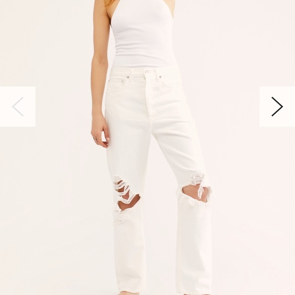 agolde 90s white out